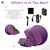 One Lion Purple PRO Scherfolienrasierer | Zwei Scherfolienoptionen: Standard und Sensitiv inklusive